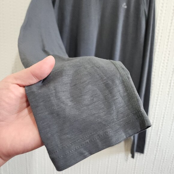 Paradox Men's Long Sleeve Wool Blend Gray Shirt Size Large - Picture 5 of 11